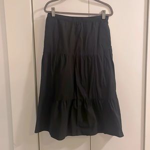 A&F Tiered Midaxi Skirt with pockets